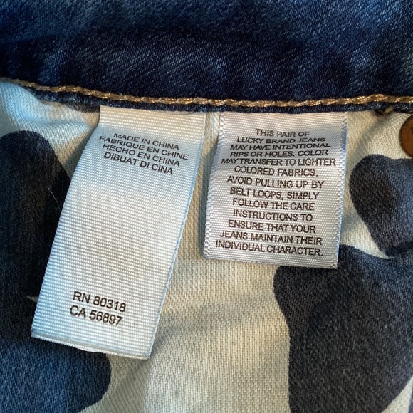 Lucky Brand Lolita Skinny Jeans mid / low rise medium fade wash size 6 / 28 - Picture 13 of 15